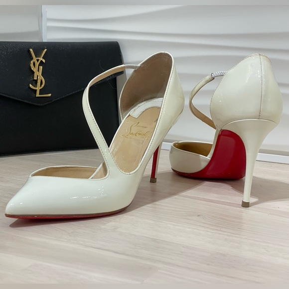 Christian Louboutin - white pumps - size 37 used once - Picture 3 of 13
